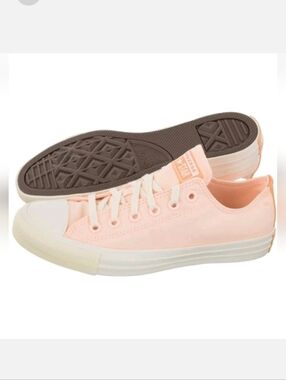 Converse All Star Ox Sneakers Low Top Ctas Peached Crimson Tint Women's Size 10